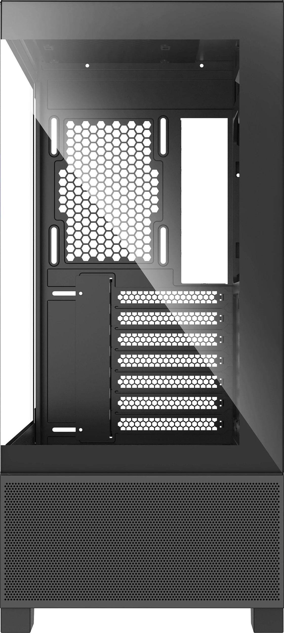 Kasë Xilence Beam XG172, Midi Tower, tempered glass, RGB, e zezë