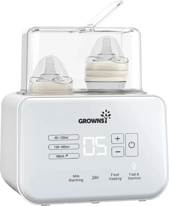 Ngrohës multifunksional shishesh Grownsy W3, 250 W, deri 400 ml, i bardhë