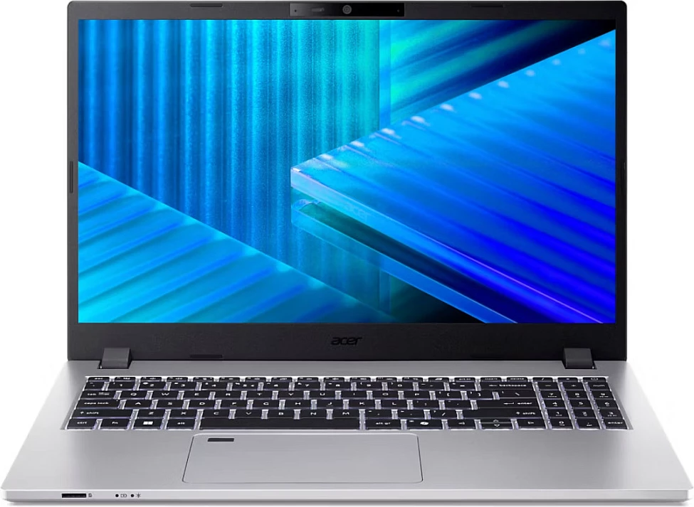 Laptop Acer TravelMate P2 TMP215-75-G2-TCO-70VW, Core Ultra 7 155H, 32GB RAM, 1TB SSD, 15.6" FHD, Windows 11 Pro, Pure Silver