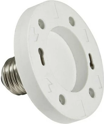 Adapter LED Synergy21 E27 në GX53, i bardhë