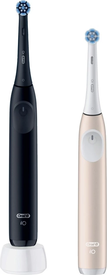 Furçë dhëmbësh elektrike Oral-B iO Series 2, 2 doreza, 2 koka, Night Black/Calm Pink