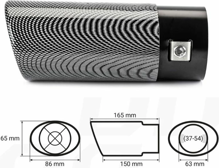 Dekor Auspuhi Amio Mt020c