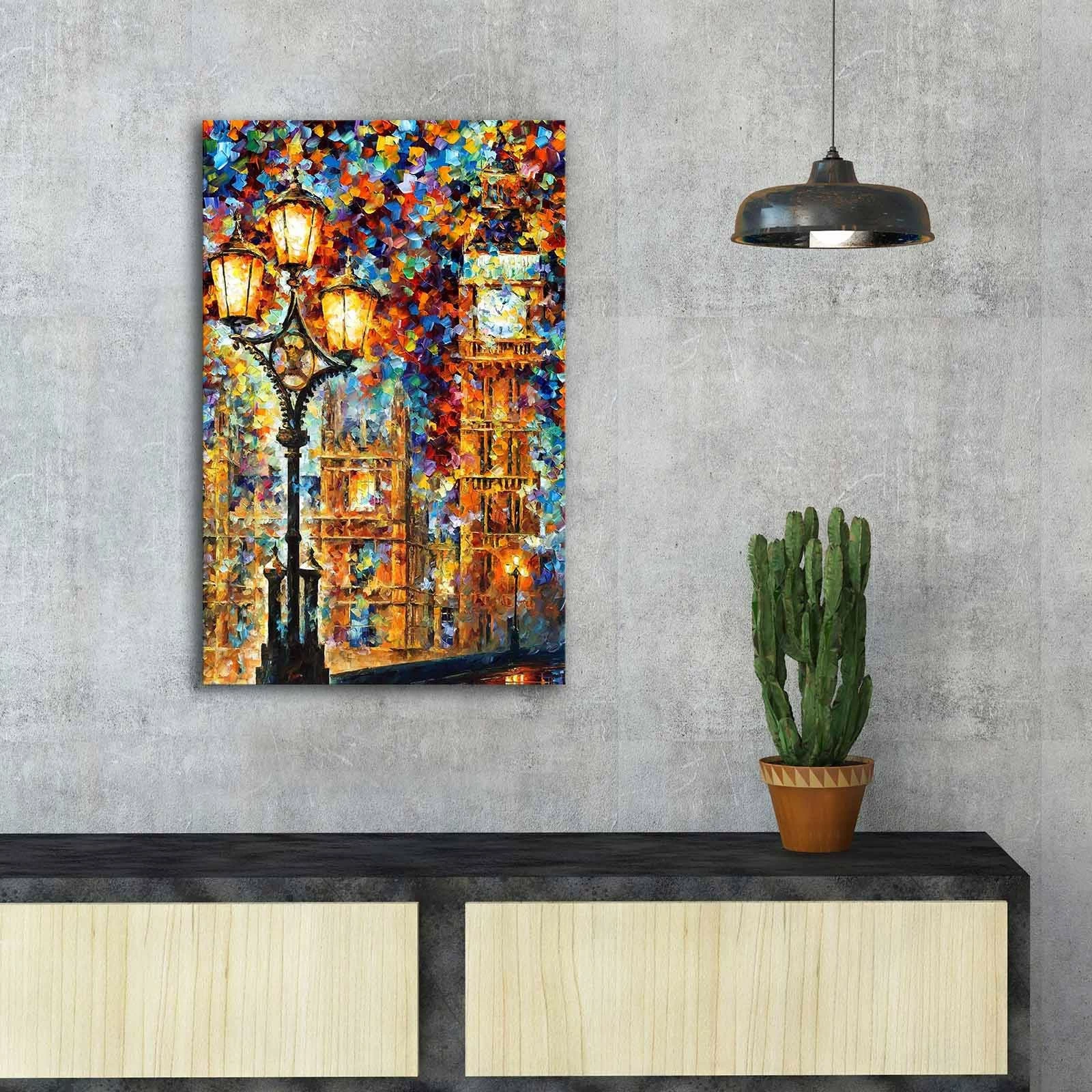 Pikturë dekorative në kanavacë, Wallity FAMOUSART-074, shumëngjyrëshe, 45x70cm