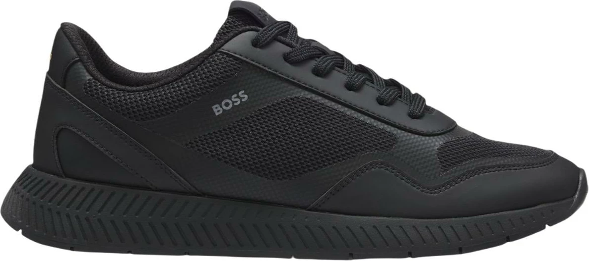 Atlete për meshkuj BOSS Titanium Runn methal 50568928, të zeza