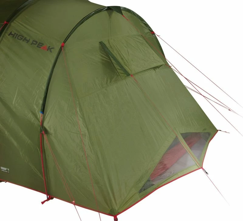 Tendë kampingu High Peak për 4 persona, e kuqe