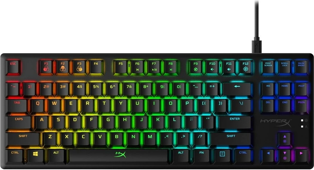Tastierë HyperX Alloy Origin Core - USB, e zezë