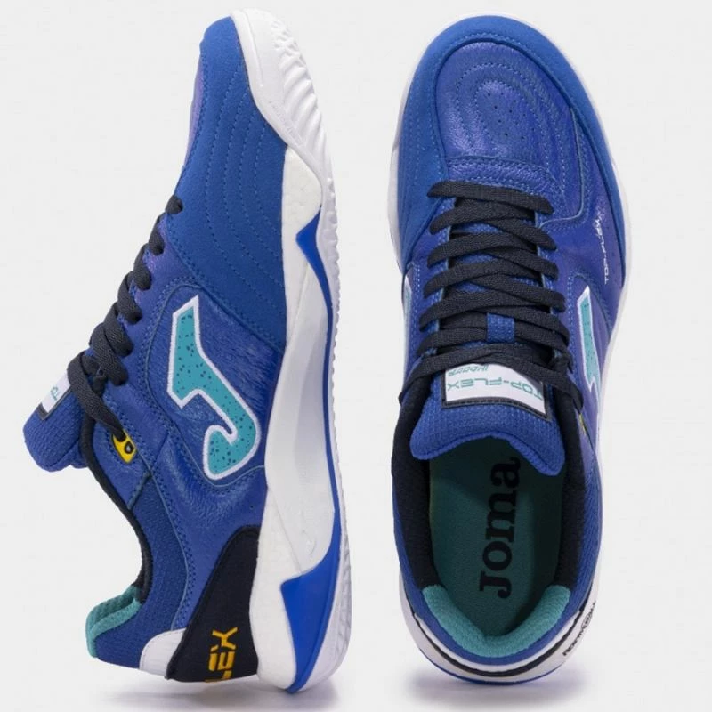 Atlete futbolli Joma, për meshkuj dhe femra, të kaltra