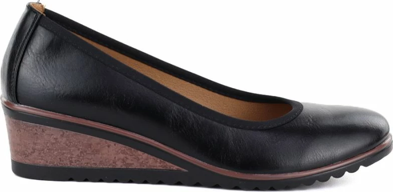 Këpucë me platformë për femra Vinceza 58628, të zeza