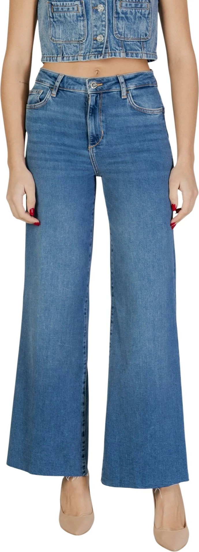 Xhinse për femra Liu Jo B.UP Flare H.W. UA6234 D0310, denim blu e errët