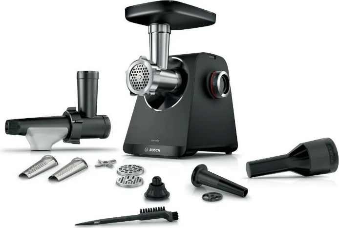 Mulli mishi Bosch Series 4 MFWS435B 1900W 2.5 kg/min me kthim të kundërt, e zezë/argjendtë