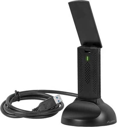 Kartë rrjeti wireless USB Lanberg NC-3000-WI, Wi-Fi 6E, 3000 Mbit/s, e zezë