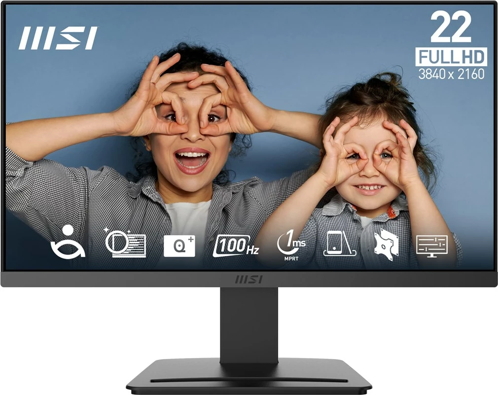 Monitor MSI PRO MP223 E2, 21.4", Full HD, LED, i zi