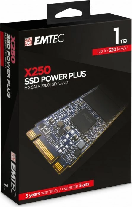 SSD Emtec X250 1TB M.2 2280 SATA III