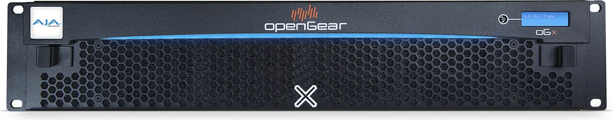 Kornizë rack AJA OG-X-FR, openGear 2RU, 20 slote, 600W, e zezë