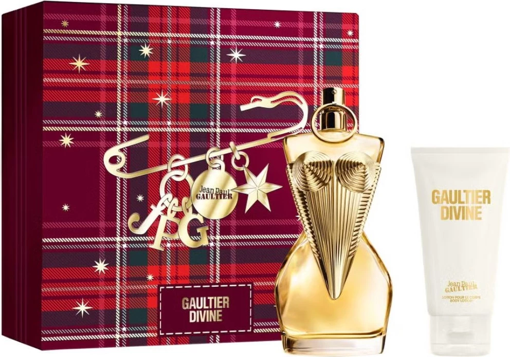 Set Eau de Parfum për femra Jean Paul Gaultier Divine, 100ml + Body Balm 75ml