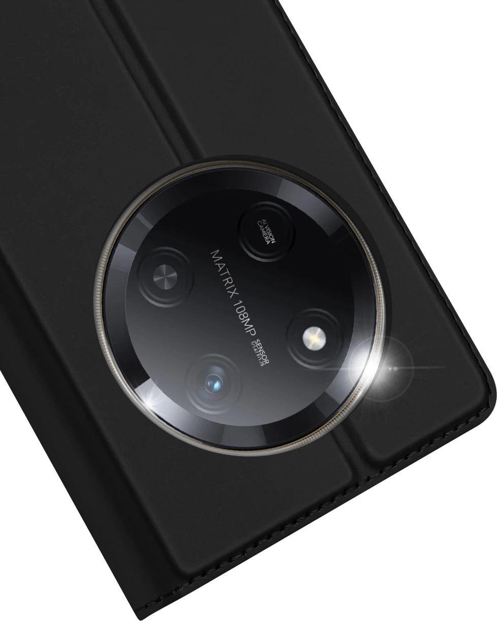 Mbështjellës Dux Ducis SkinPro për Honor Magic7 Lite/X9c/X60 Pro, i zi