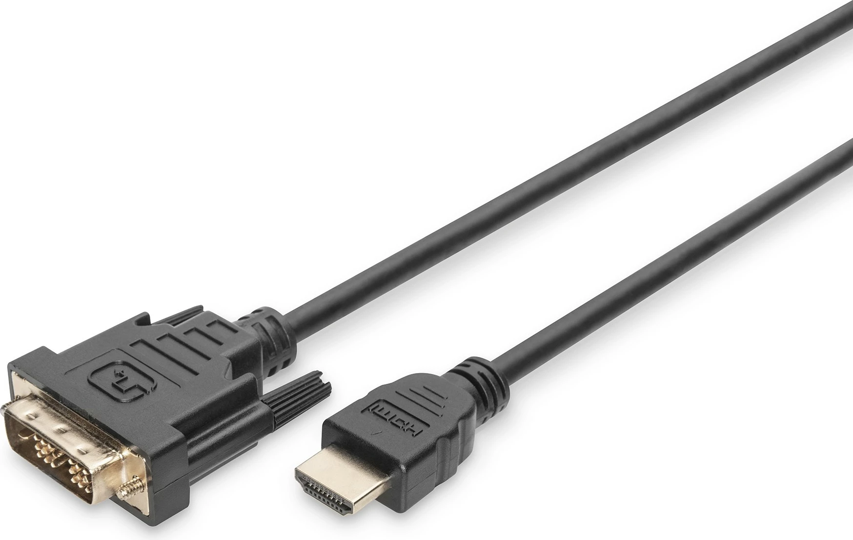 Kabllo HDMI në DVI-D Digitus 2m, Full HD, e zezë