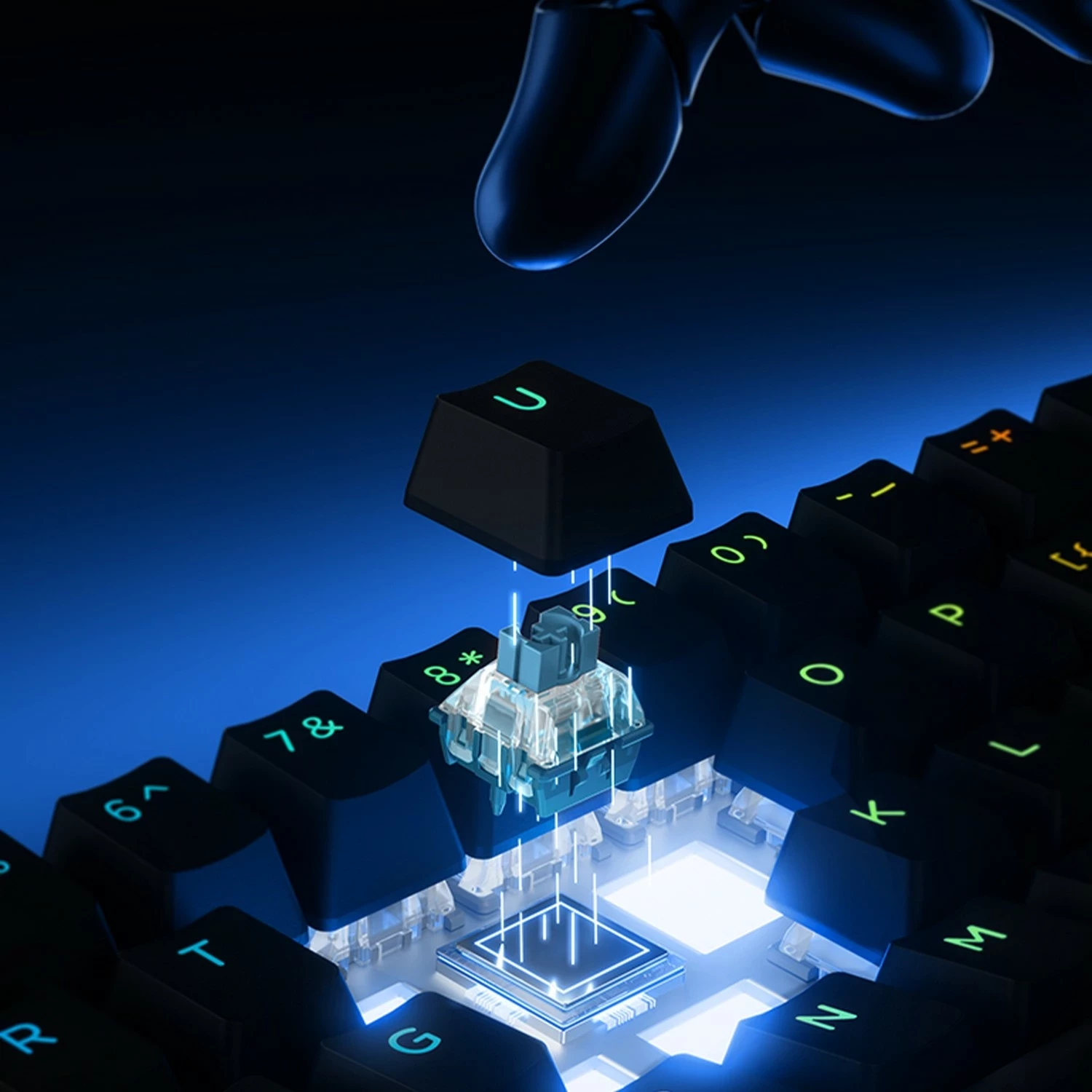 Tastierë gaming Mchose Ace 60 Pro, 60%, RGB, USB-C, Hot-Swap, e zezë