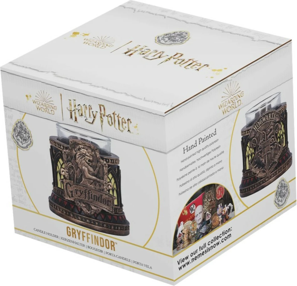 Mbajtëse qiriri NEMESIS NOW Harry Potter Gryffindor, 8 cm, për tea light