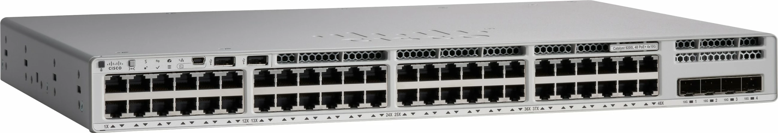 Switch Cisco Catalyst 9200L 48-portë, PoE+, Stackable, Gigabit Ethernet