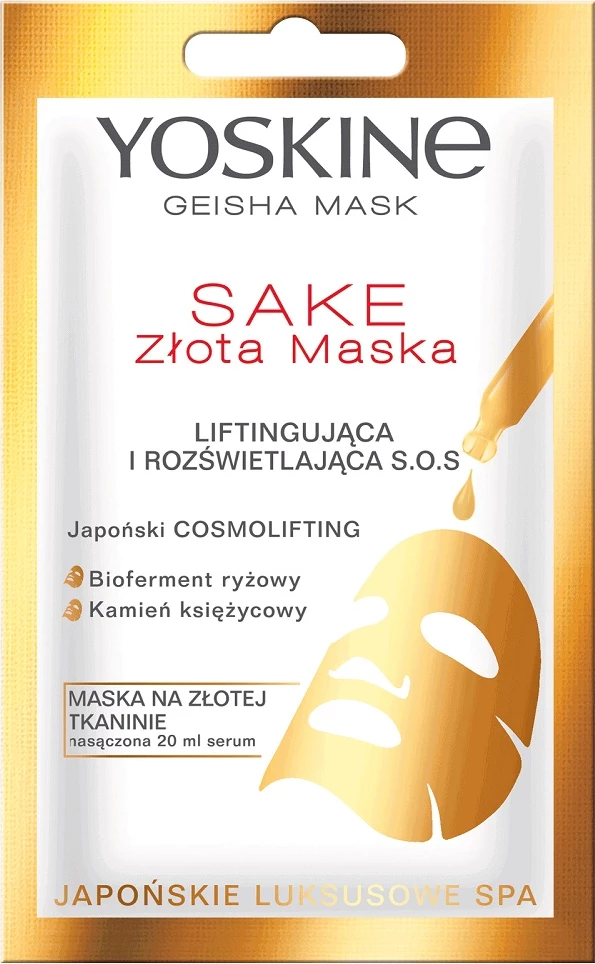 Maskë fytyre për femra Yoskine Geisha Mask Sake 20ml