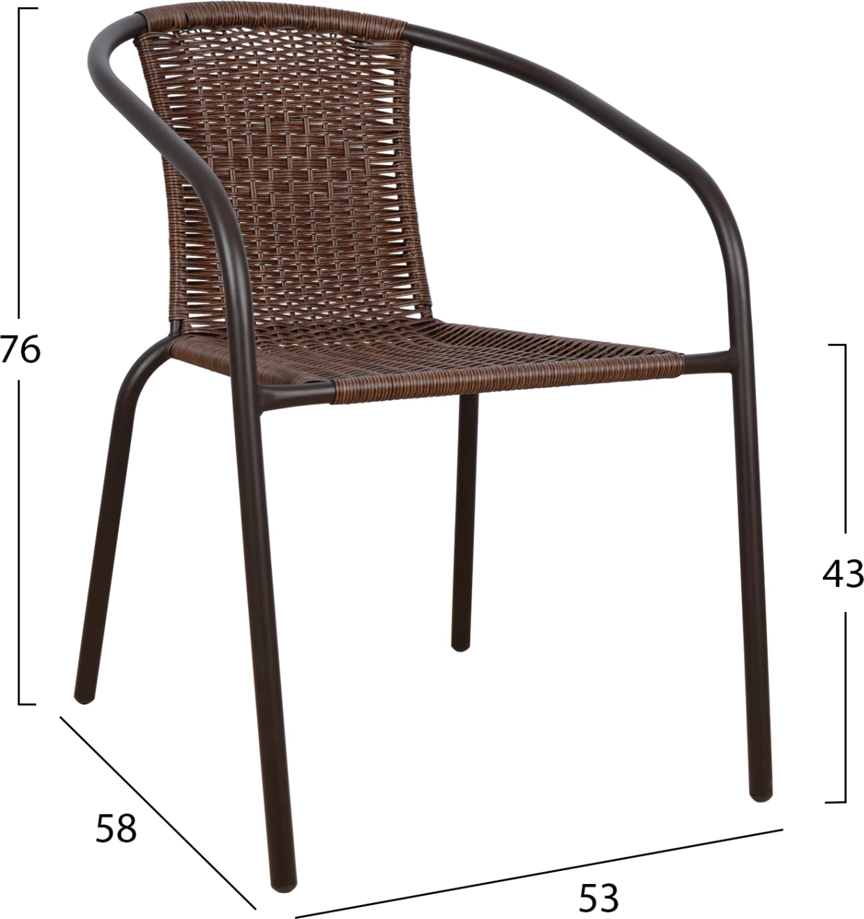 Set kopshti tavolinë & karrige FH5178.02, 3 pjesë