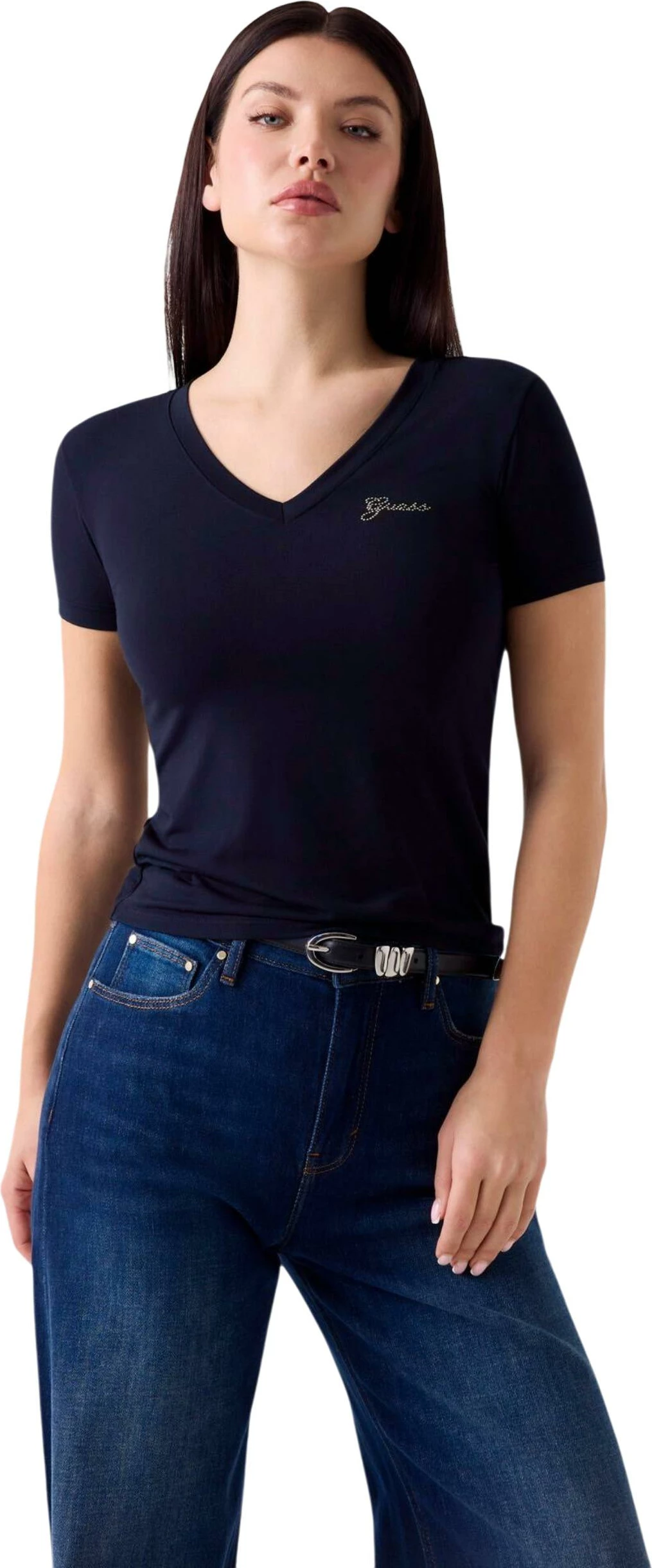 Maicë për femra Guess W6YI13 K3853, blu