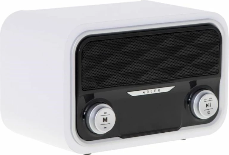 Radio Bluetooth Adler AD 1185, e bardhë
