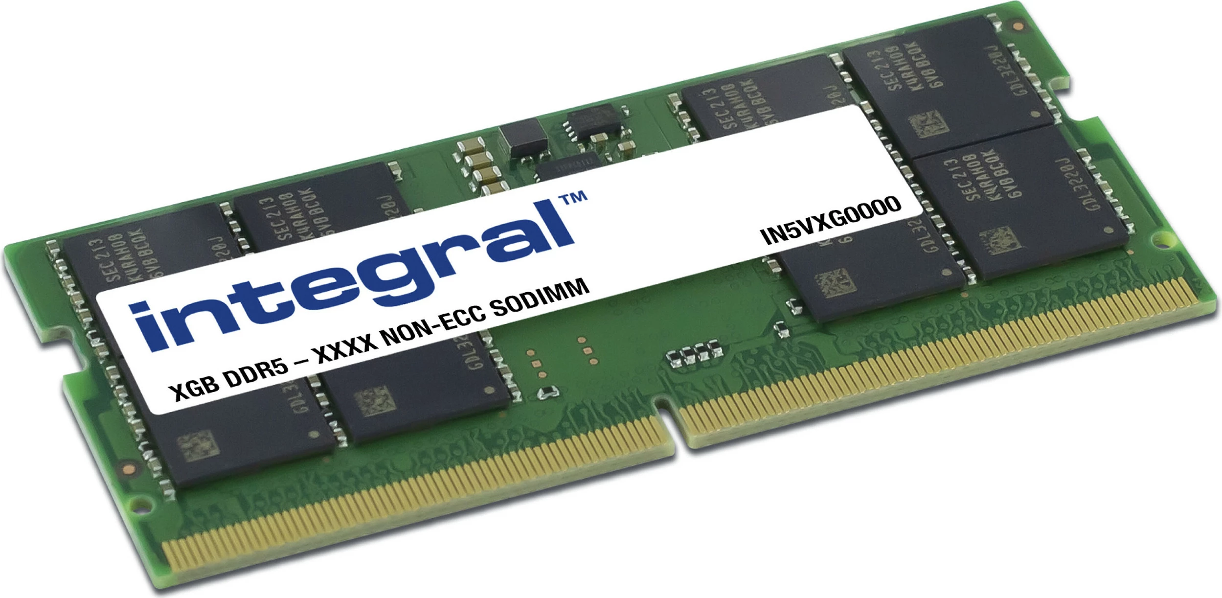 RAM Memorje Integral 16GB DDR5 SO-DIMM 4800MHz, për laptop, jeshile