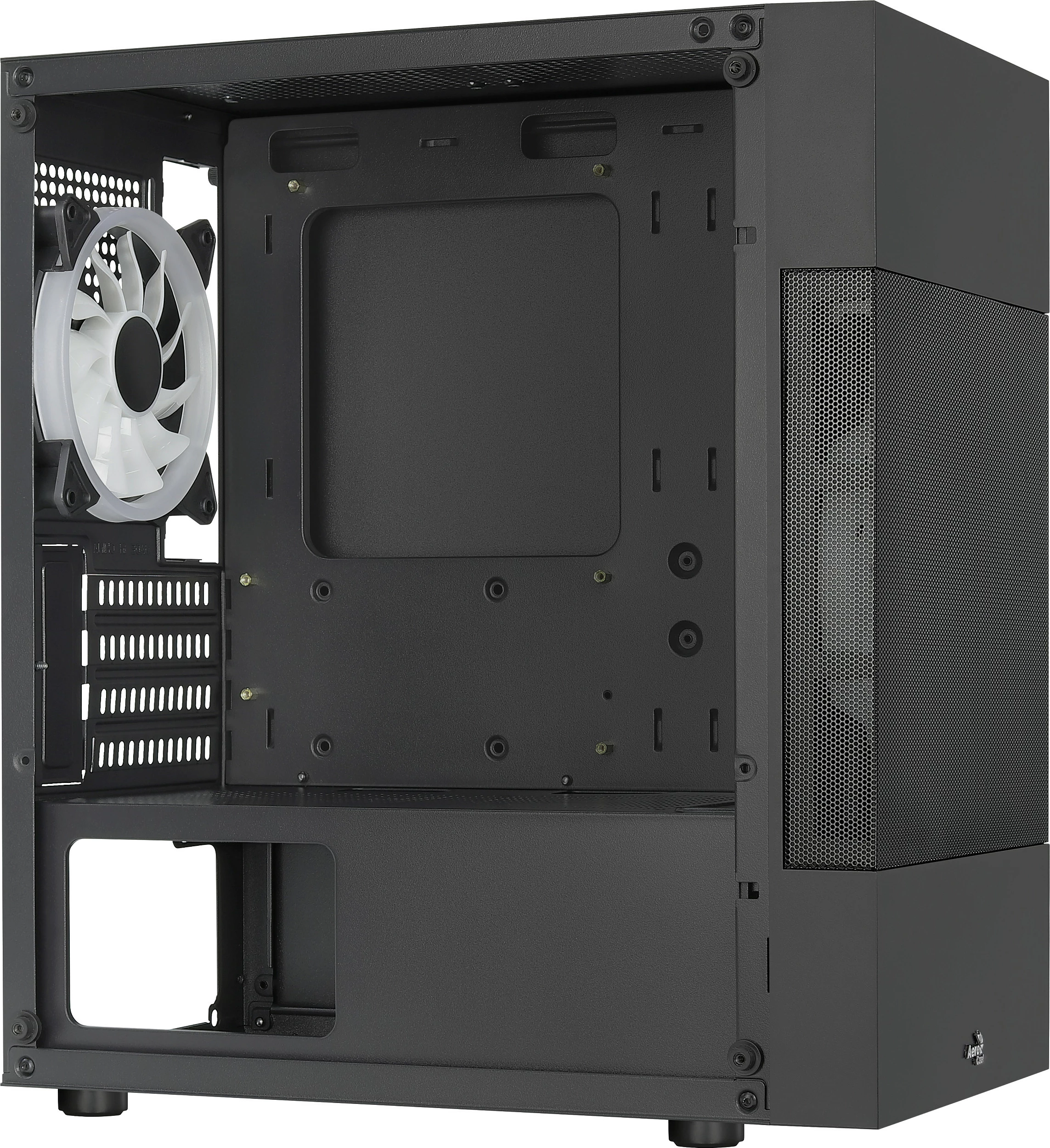Kasë Aerocool Atomic Lite v1, Mini Tower, microATX/Mini-ITX, RGB, e zezë