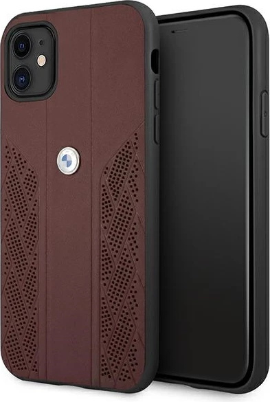 Mbështjellës BMW BMHCN61RSPPR për iPhone 11/XR, Hardcase, Lëkurë, Kuq