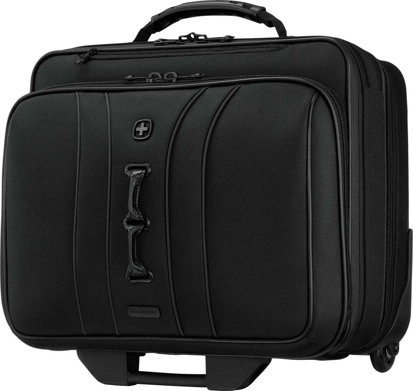 Çantë laptopi Wenger Legacy Black Series 15.6 inç me rrota, e zezë