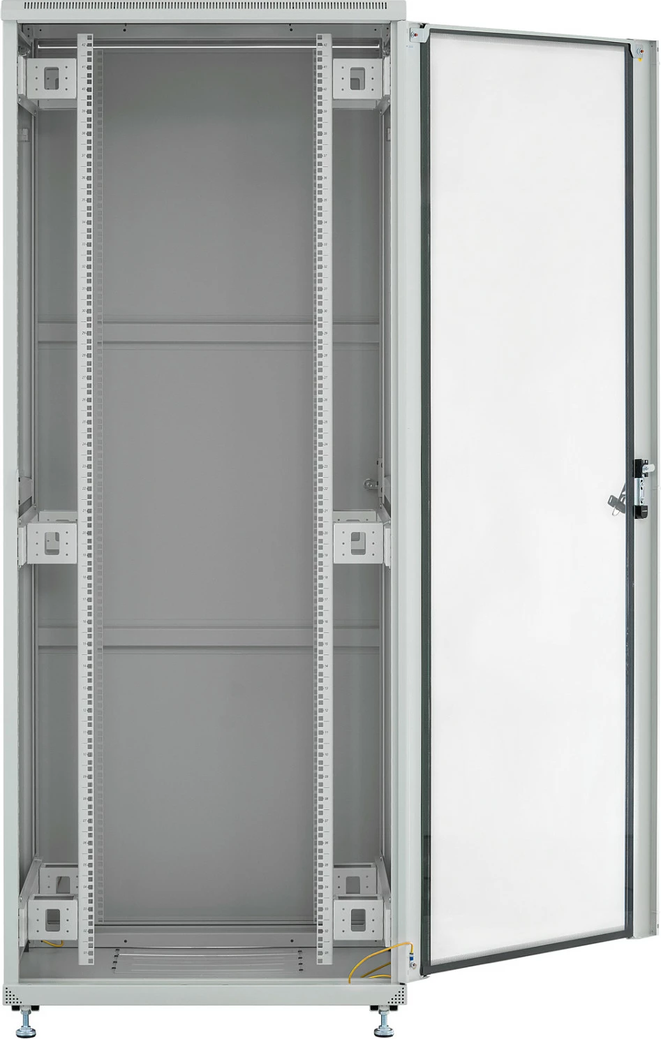 Kabinet rrjeti EFB Elektronik PEL 42U 19", 800x800mm, derë xhami, gri