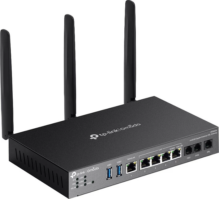 Ruter TP-Link Omada DR3220v-4G, Dual Band, ADSL2+, 4x Gigabit LAN, 3x antena, i zi
