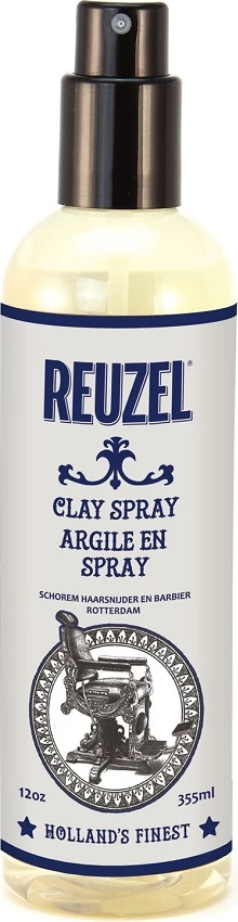 Spray për flokë Reuzel Clay Spray Texturizing për burra, 355ml