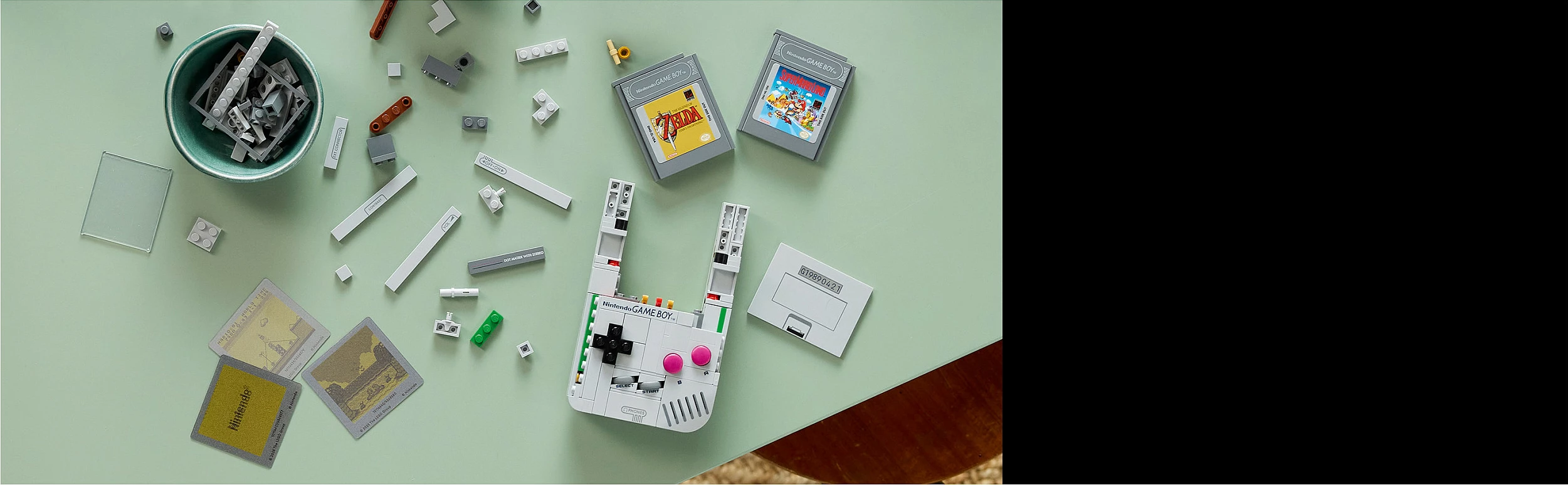 Set ndërtimi LEGO Super Mario Game Boy 72046, 421 pjesë, 18+, shumëngjyrësh