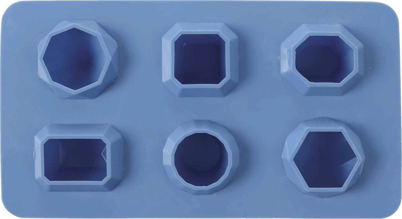 Kallep akulli, Bar Up, silikon, 6 forma gurësh, 190x105 mm, blu, set 2 copë