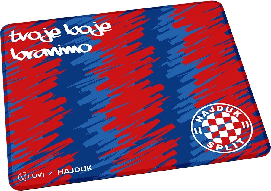 Mauspad UVI x Hajduk Inferno Small (S) 290x250x3 mm, kuqe/kaltër