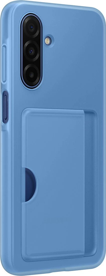 Mbështjellës Samsung Galaxy A17 Card Slot, transparent, blue