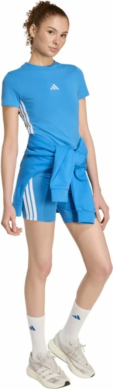 Maicë femra adidas Essentials 3-Stripes Slim Baby KD2341, e kaltër [Madhësia: M]