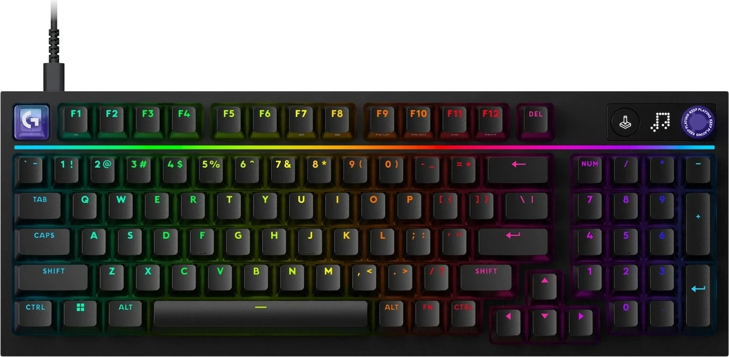 Tastierë mekanike Logitech G316 X, RGB, me kabllo, English ANSI, e zezë
