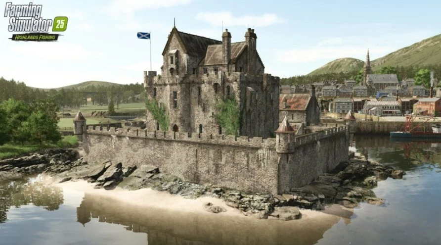 Lojë PS5, Cenega, Farming Simulator 25 Highlands Fishing Edition, Blu-ray, anglisht me nëntitrat polonisht, PEGI 3, Singleplayer/Multiplayer, edicion me zgjerim Highlands Fishing