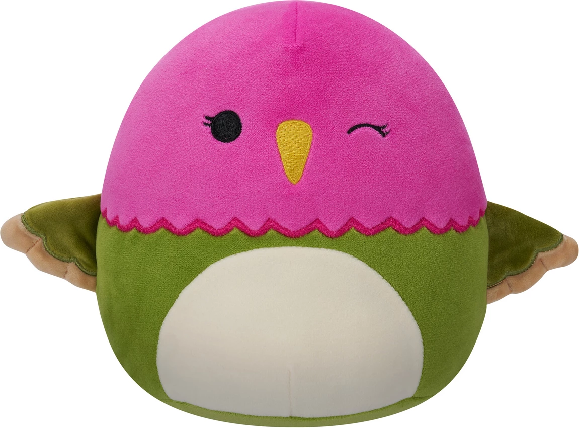 Original Squishmallows 7.5-Inch Soft Toy - Na'Ima the Pink and Green Hummingbird