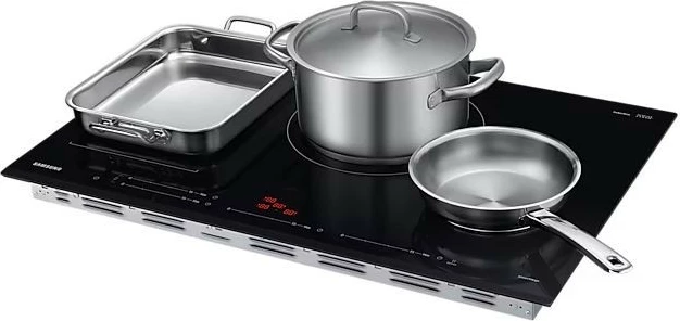 Pllakë gatimi me induksion Samsung NZ84C5047GK/U2, 80 cm, 4 zona, Wi-Fi, E zezë