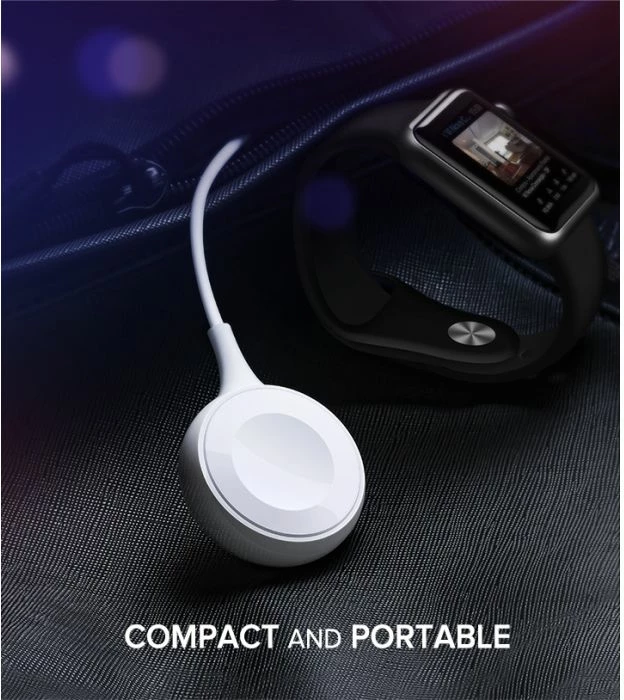 Karikues magnetik wireless për Apple Watch UGREEN 60969, USB-A + USB-C, 5V/1A, e bardhë