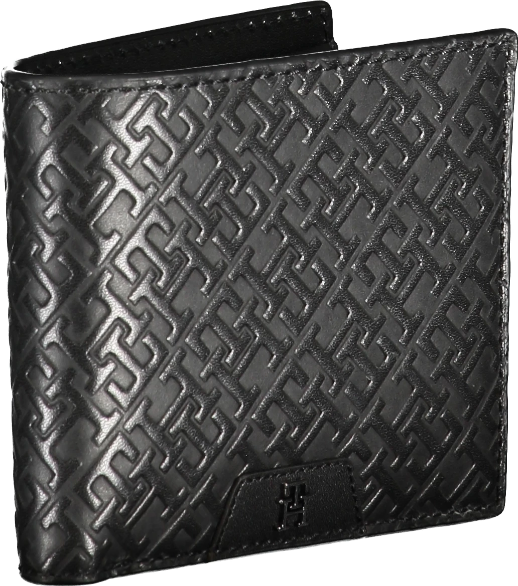 Portofol për meshkuj TOMMY HILFIGER, i zi