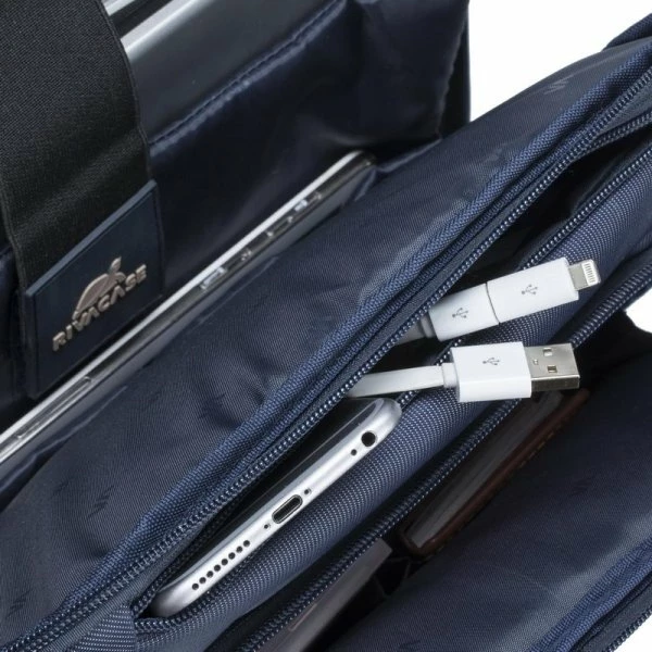 Çantë shpine për laptop RIVACASE 8262 deri 15.6", ndarje për tablet 10.1", blu
