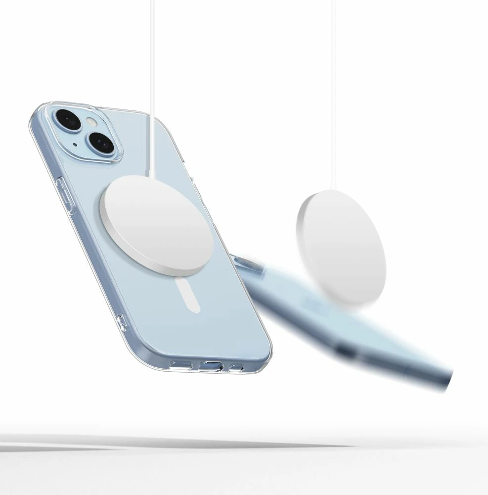 Mbështjellës Tech-Protect FlexAir MagSafe për iPhone 15, Transparent