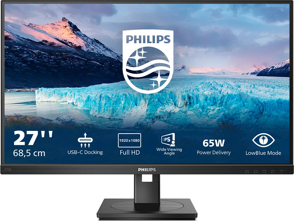Monitor Philips S-line 273S1 27 inç FHD IPS 75Hz altoparlant zi