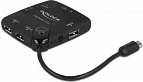 Lexues kartelash + USB hub DeLOCK 65529, Micro USB OTG, 3x USB 2.0, i zi